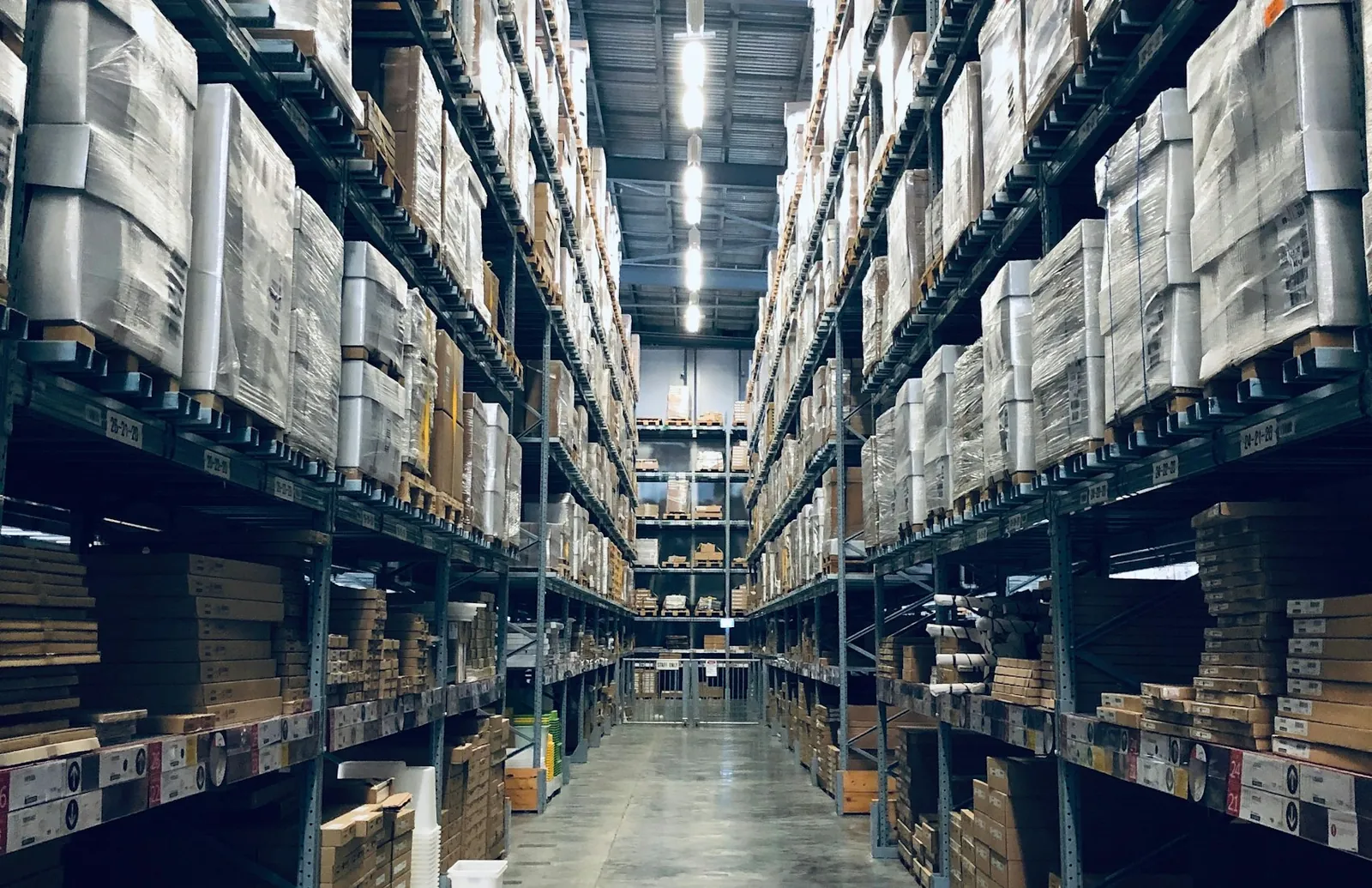 Armazém logístico interno